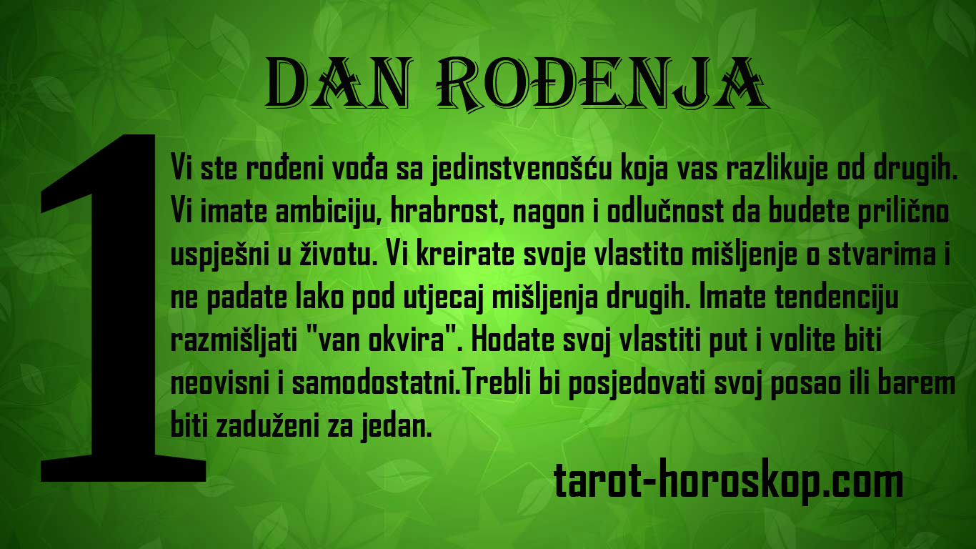 Dan rođenja- numerologija